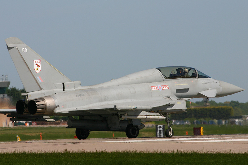 Typhoon T.1s, 29(R) Sqn, RAF