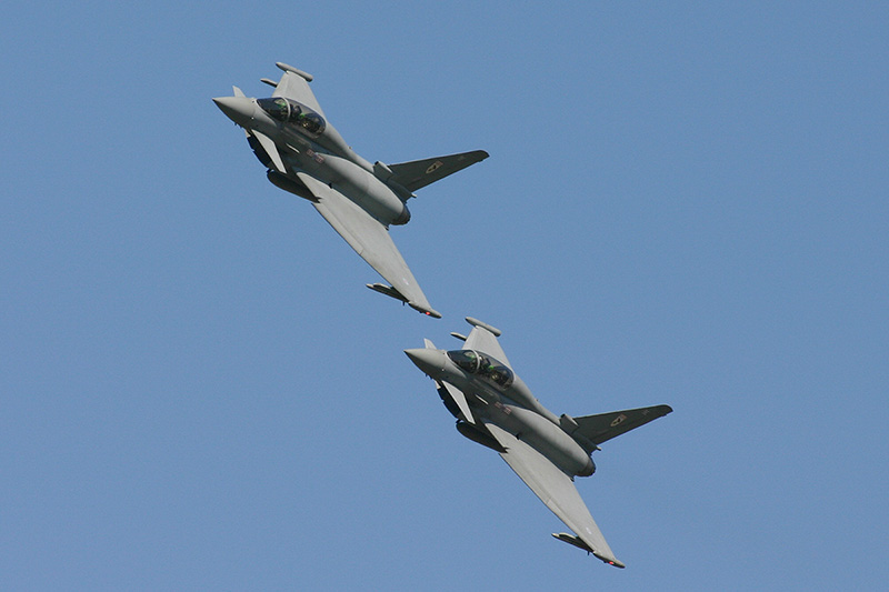 Typhoon T.1s, 29(R) Sqn, RAF