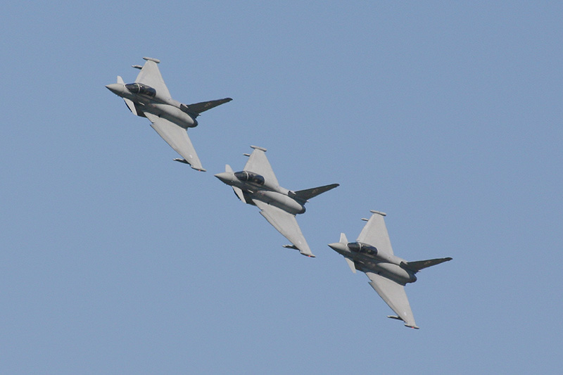 Typhoon T.1s, 29(R) Sqn, RAF