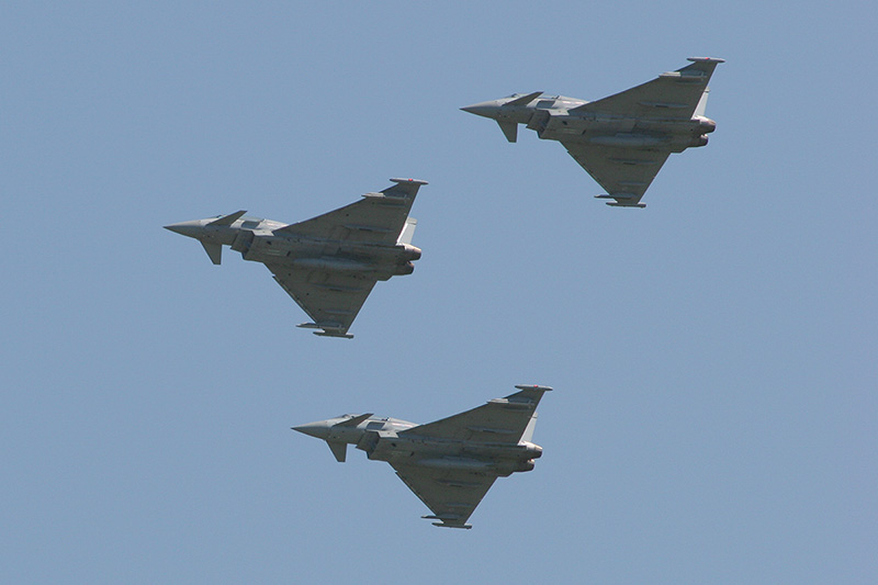 Typhoon T.1s, 29(R) Sqn, RAF