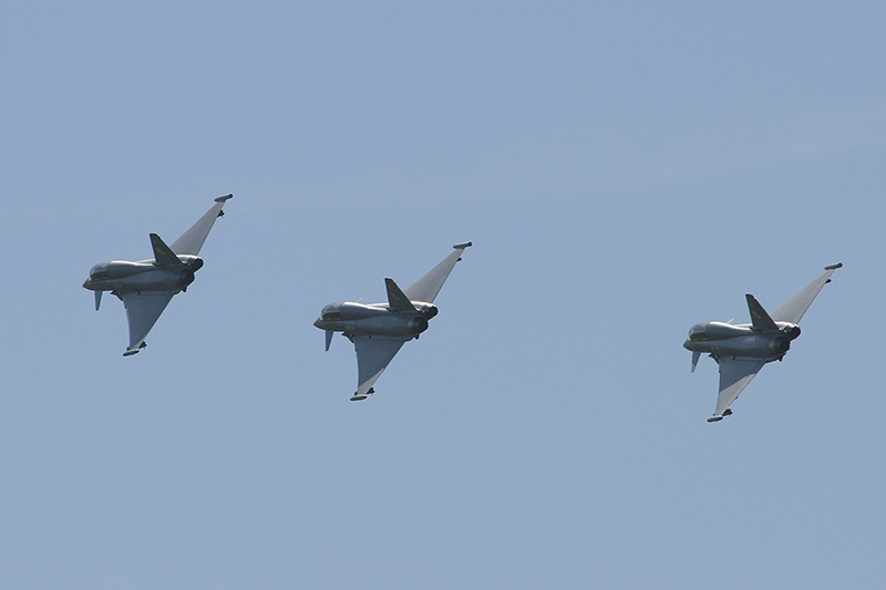 Typhoon T.1s, 29(R) Sqn, RAF