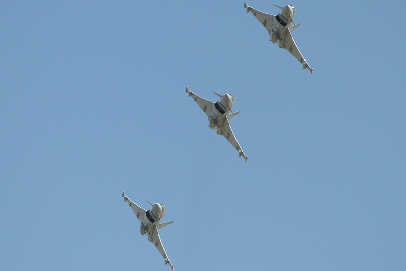 Typhoon T.1s, 29(R) Sqn, RAF