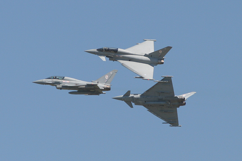 Typhoon T.1s, 29(R) Sqn, RAF