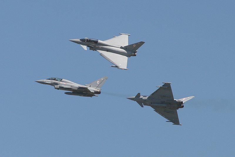 Typhoon T.1s, 29(R) Sqn, RAF