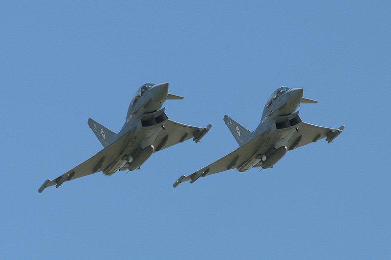 Typhoon T.1s, 29(R) Sqn, RAF