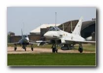 Typhoon F.2s, XI(F) Sqn, RAF