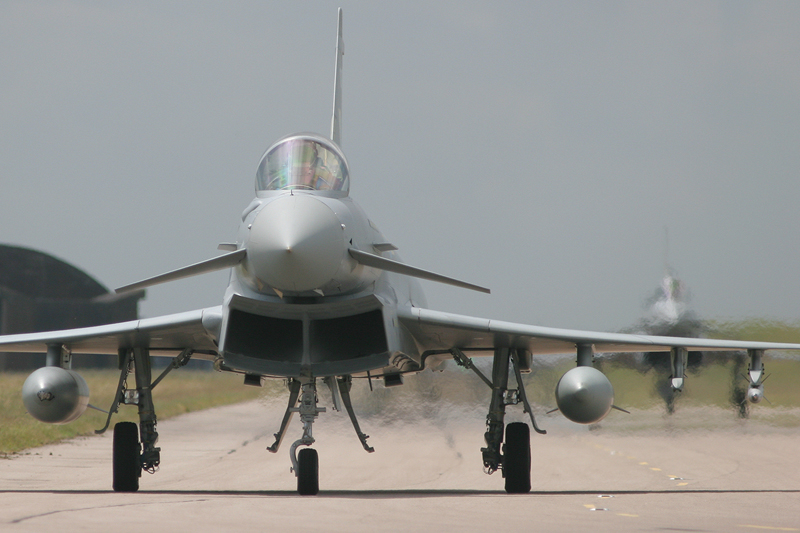 Typhoon F.2s, 3(F) Sqn, RAF