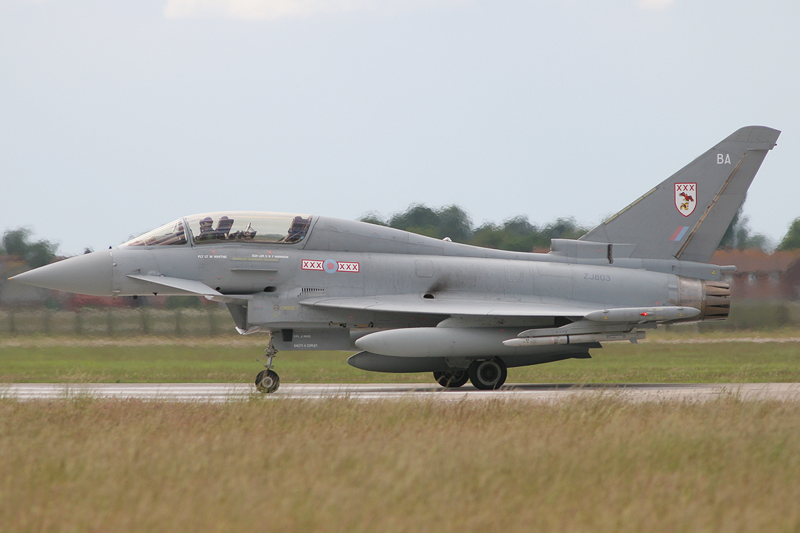 Typhoon T.1, 29(R) Sqn, RAF