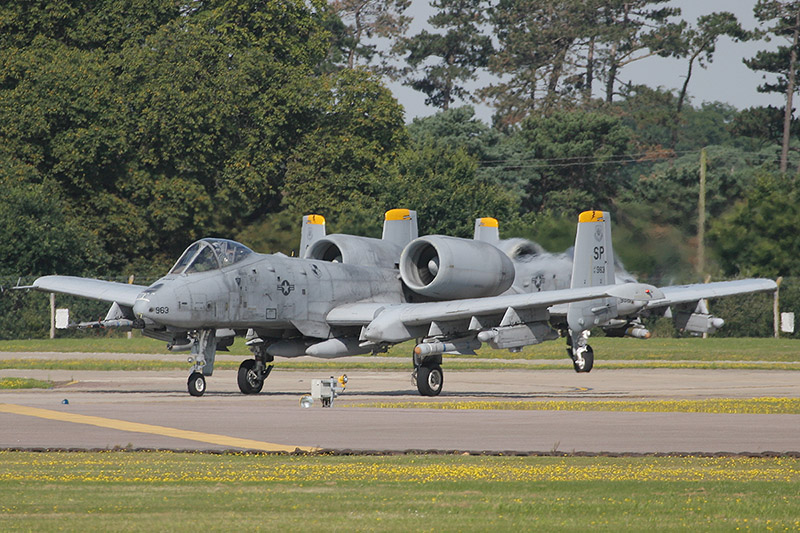 A-10A Thunderbolt IIs, 81st FS, US Air Force