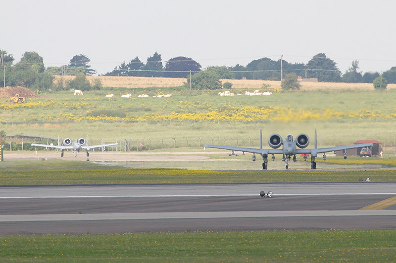 A-10A Thunderbolt IIs, 81st FS, US Air Force