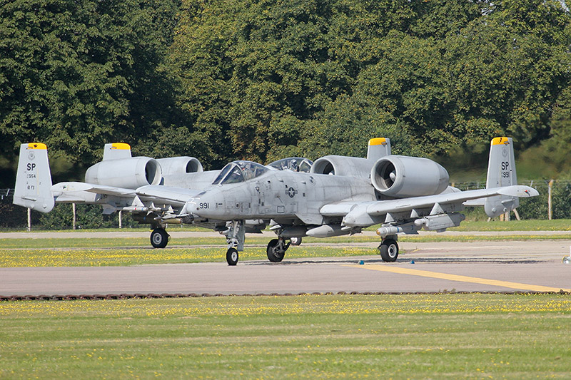 A-10A Thunderbolt IIs, 81st FS, US Air Force