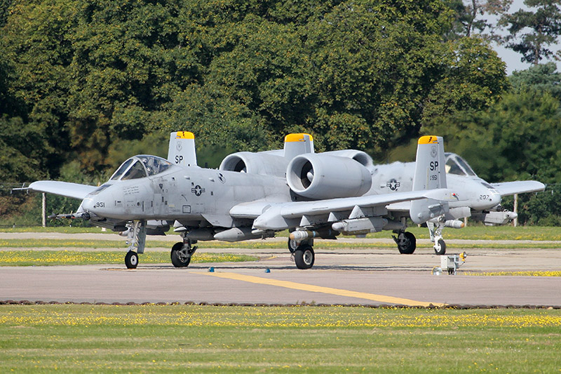 A-10A Thunderbolt IIs, 81st FS, US Air Force