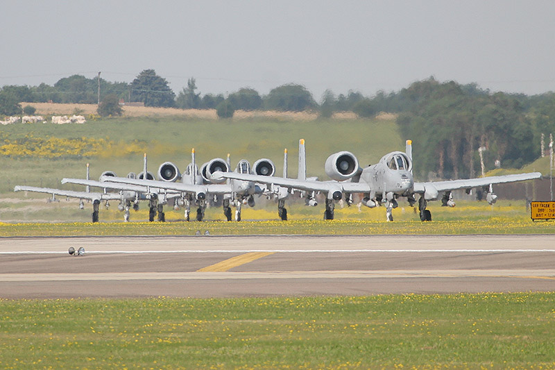 A-10A Thunderbolt IIs, 81st FS, US Air Force