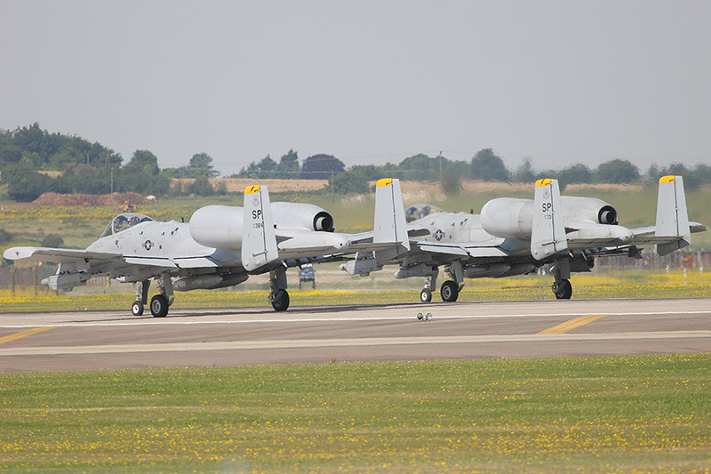 A-10A Thunderbolt IIs, 81st FS, US Air Force