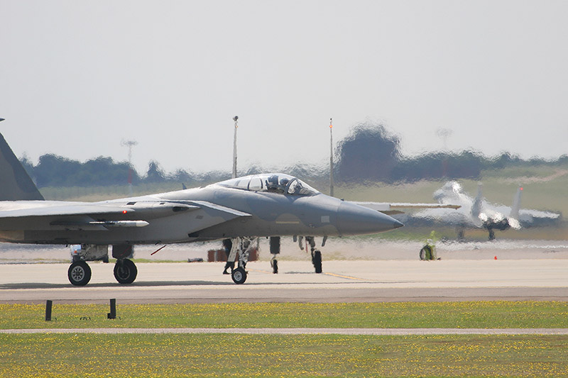 F-15C Eagles, 493rd FS, US Air Force