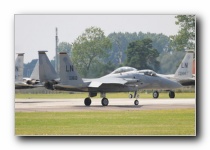 F-15C Eagles, 493rd FS, US Air Force