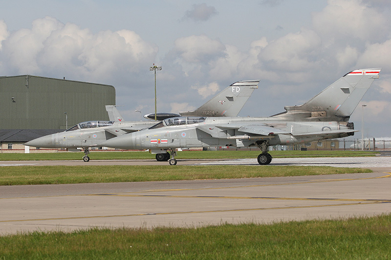 Tornado F.3s, 41(R) Sqn & 25(F) Sqn, RAF