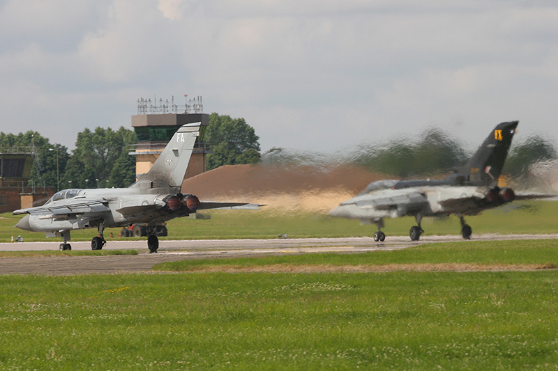 Tornado F.3s, 25(F) Sqn, RAF