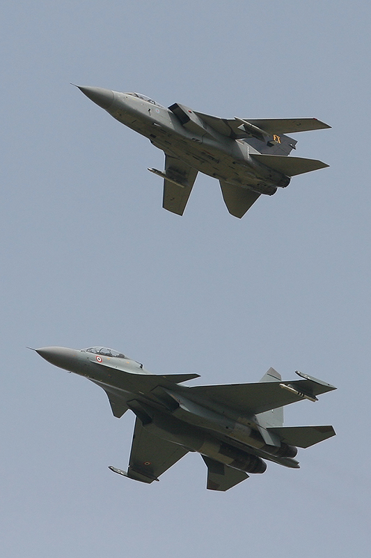 Su-30MKI Flanker, 30 Sqn, Indian AF<BR>Tornado F.3, 25(F) Sqn, RAF