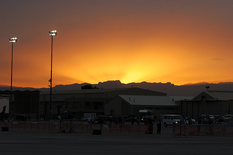 Sunset at Nellis