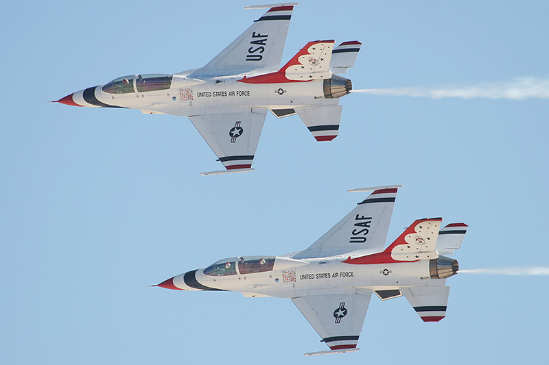 F-16D Fighting Falcons, The Thunderbirds, USAF