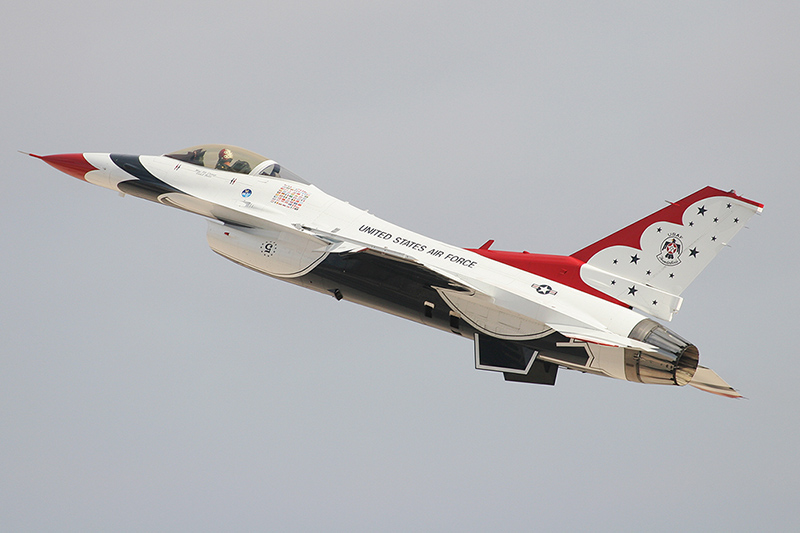 F-16C Fighting Falcon, The Thunderbirds, USAF