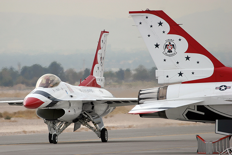 F-16C Fighting Falcons, The Thunderbirds, USAF