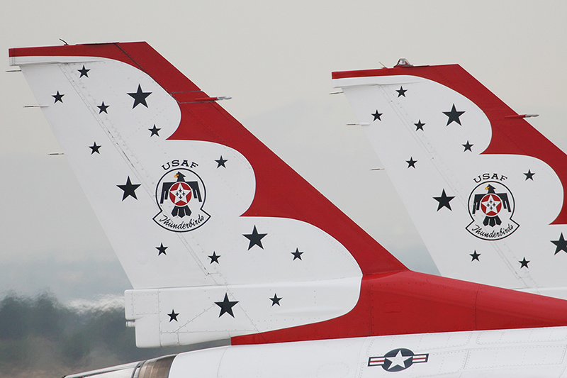 F-16C Fighting Falcons, The Thunderbirds, USAF