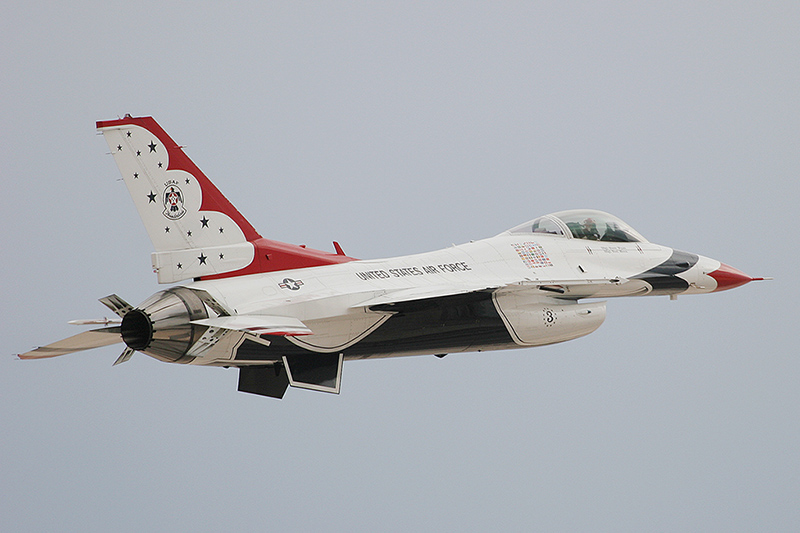 F-16C Fighting Falcon, The Thunderbirds, USAF