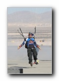 Red Bull Air Force parachutist
