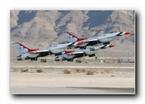 F-16C Fighting Falcons, The Thunderbirds, USAF