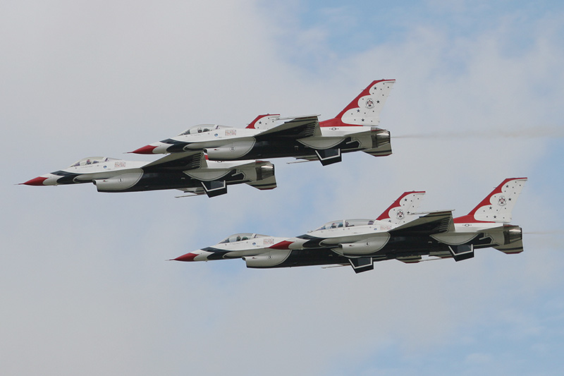 F-16C & D Fighting Falcons, The Thunderbirds, USAF