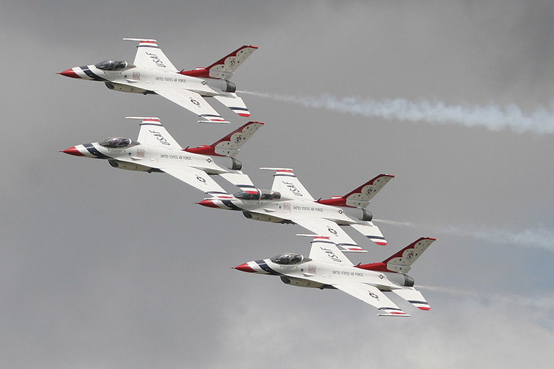 F-16C & D Fighting Falcons, The Thunderbirds, USAF