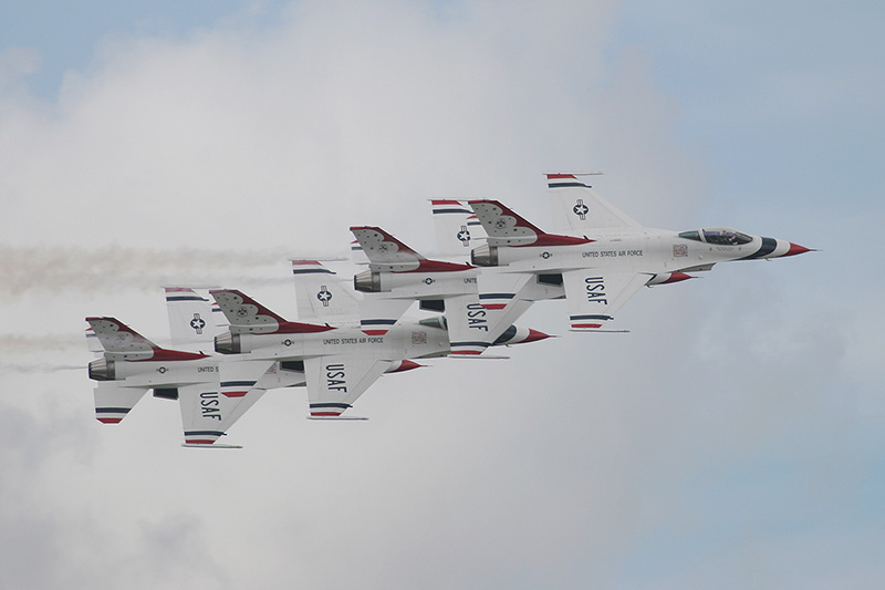 F-16C Fighting Falcons, The Thunderbirds, USAF