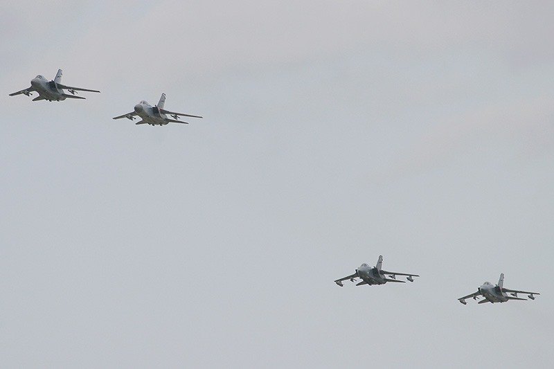 Tornado F.3s, 25(F) Sqn, RAF<br>Tornado GR.4s, IX(B) Sqn, RAF