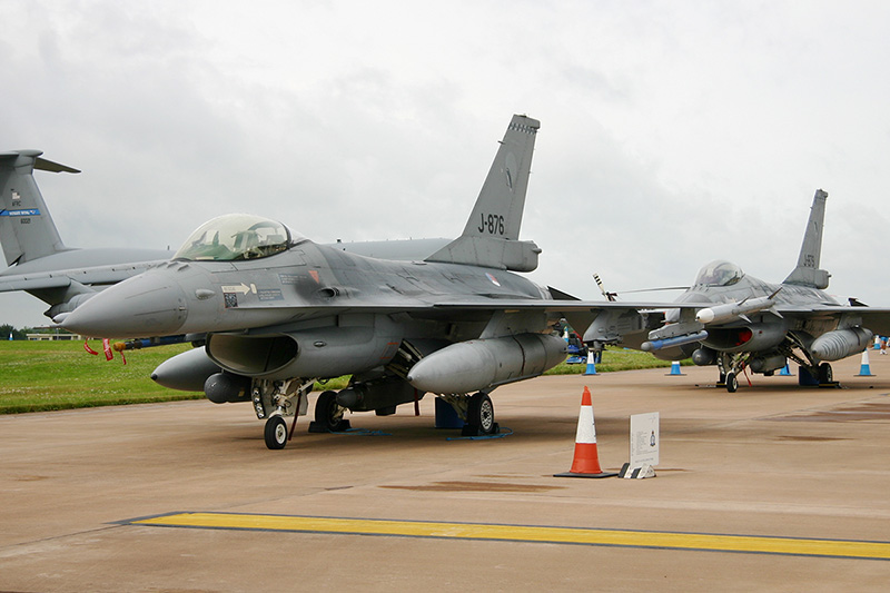 F-16AM Fighting Falcons, 322 Sqn, RNlAF