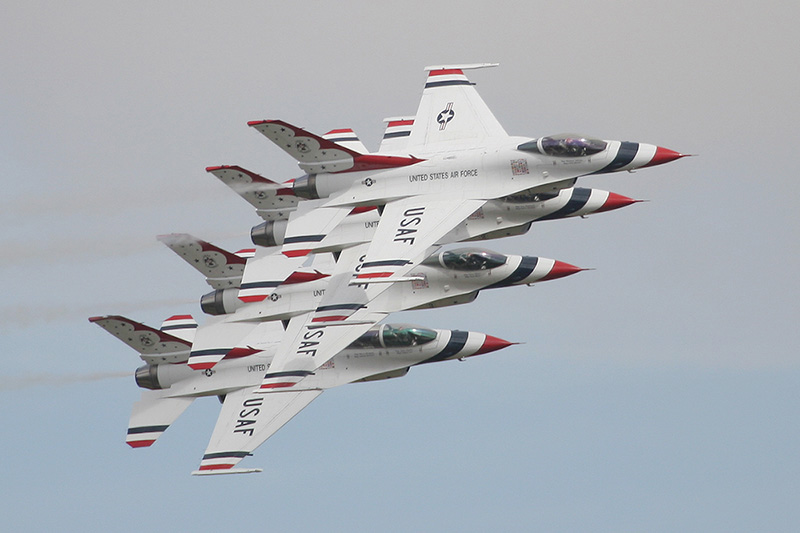 F-16C & D Fighting Falcons, The Thunderbirds, USAF