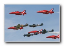 Hawk T.1s, The Red Arrows, RAF<br>Spitfires, BBMF & Rolls-Royce