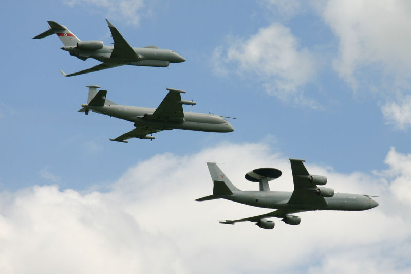 ISTAR Formation<BR>E-3D Sentry AEW.1, 8/23 Sqn, RAF<BR>Sentinel R.1, 5(AC) Sqn, RAF<BR>Nimrod R.1, 51 Sqn, RAF