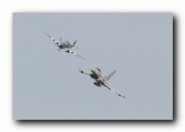 Spitfire PR.XIX, BBMF, RAF<br>Typhoon F.2, 29(R) Sqn, RAF