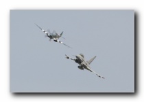 Spitfire PR.XIX, BBMF, RAF<br>Typhoon F.2, 29(R) Sqn, RAF