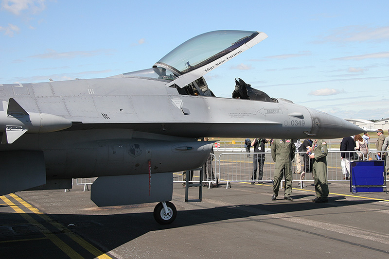 F-16C Fighting Falcon, 22nd FS, USAF