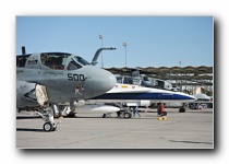 EA-6B Prowler, VAQ-137 <i>Rooks</i>, USN<br />F/A-18B Hornet, Dryden Flight Research Center, NASA