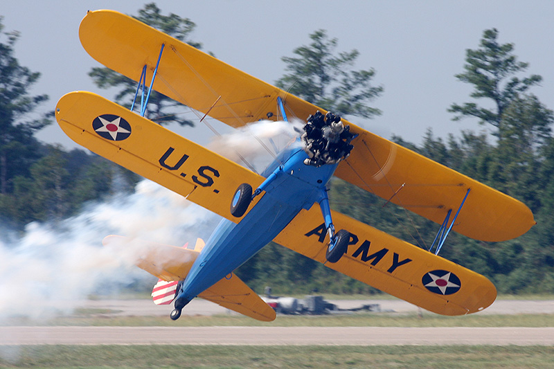 PT-17 Stock Stearman, John Mohr Barnstorming
