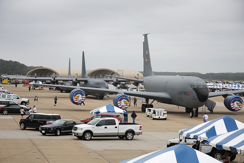 KC-135R Stratotanker, 336th ARS, USAF<br>MC-130P Combat Shadow, 550th SOS, USAF<br>C-130E Hercules, 62nd AS, USAF