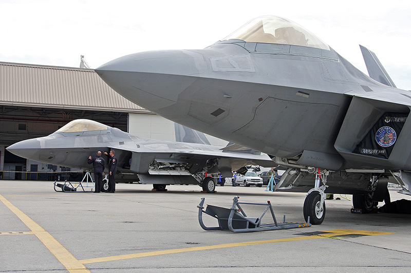 F-22A Raptors, 27th & 94th FS, USAF