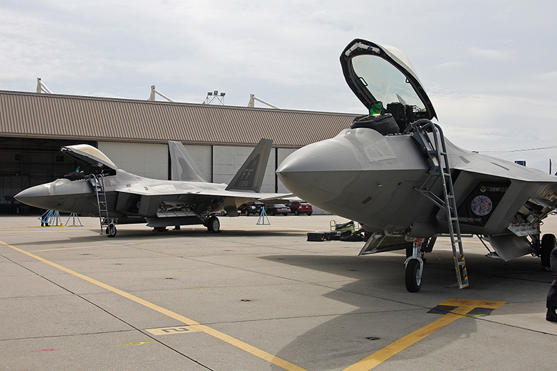 F-22A Raptors, 27th & 94th FS, USAF