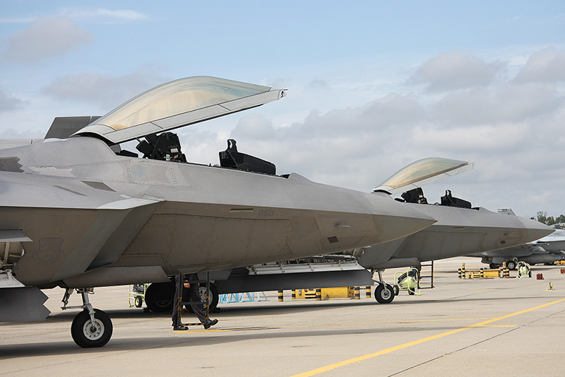 F-22A Raptors, 27th & 94th FS, USAF