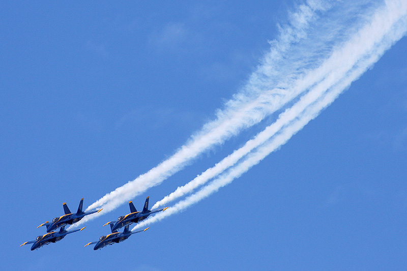 F/A-18A Hornets, <i>The Blue Angels</i>, USN