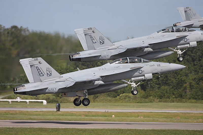 F/A-18F Super Hornets, VFA-11 <i>Red Rippers</i>, USN